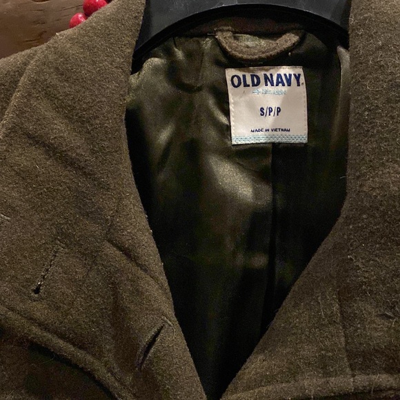 Old Navy Military Style Wool Coat - Picture 2 of 4